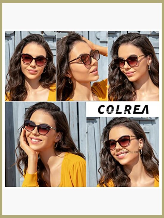 Cat Eye Sunglasses with UV400 Protection, Plastic Frame main image 4